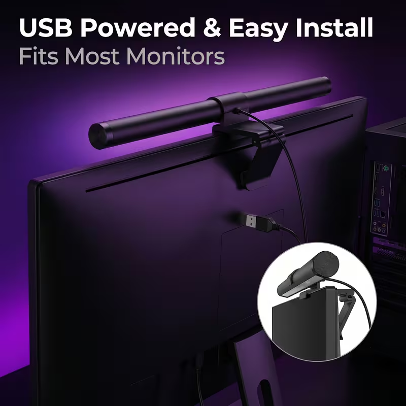 Desk Setup Lamp - Barra de Luz LED para Monitor