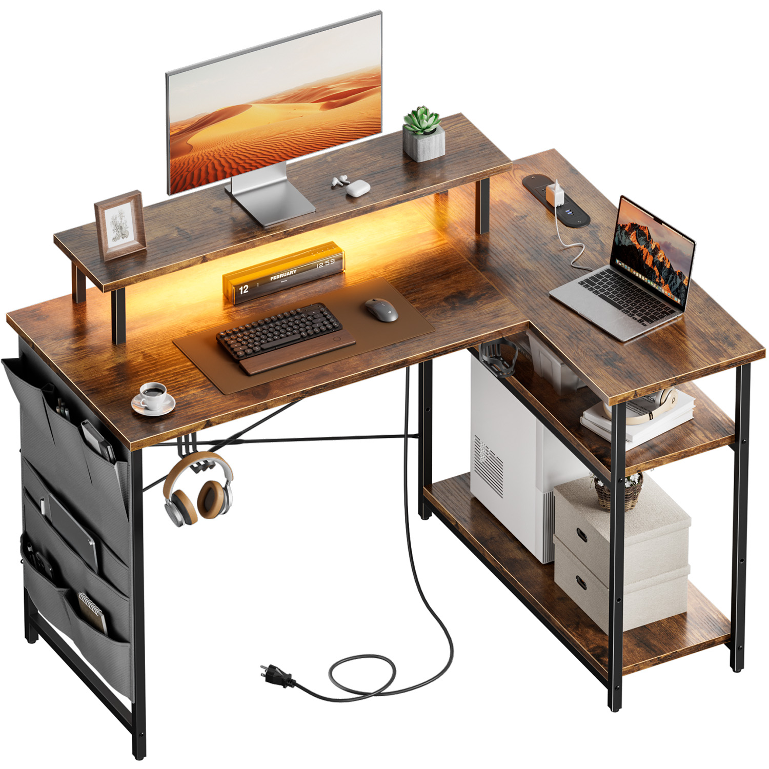 Gaming Setup Desk - Mesa de Computador em Forma de