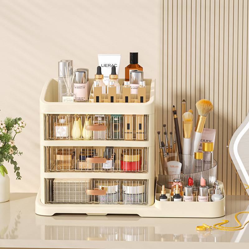 Desk Setup Productivity - Nova Caixa de Armazenamento de Cosméticos