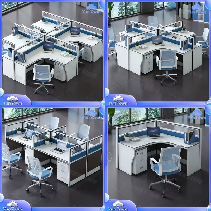 Desk Setup Workspace - Mesa de Escritório Modular Moderna para