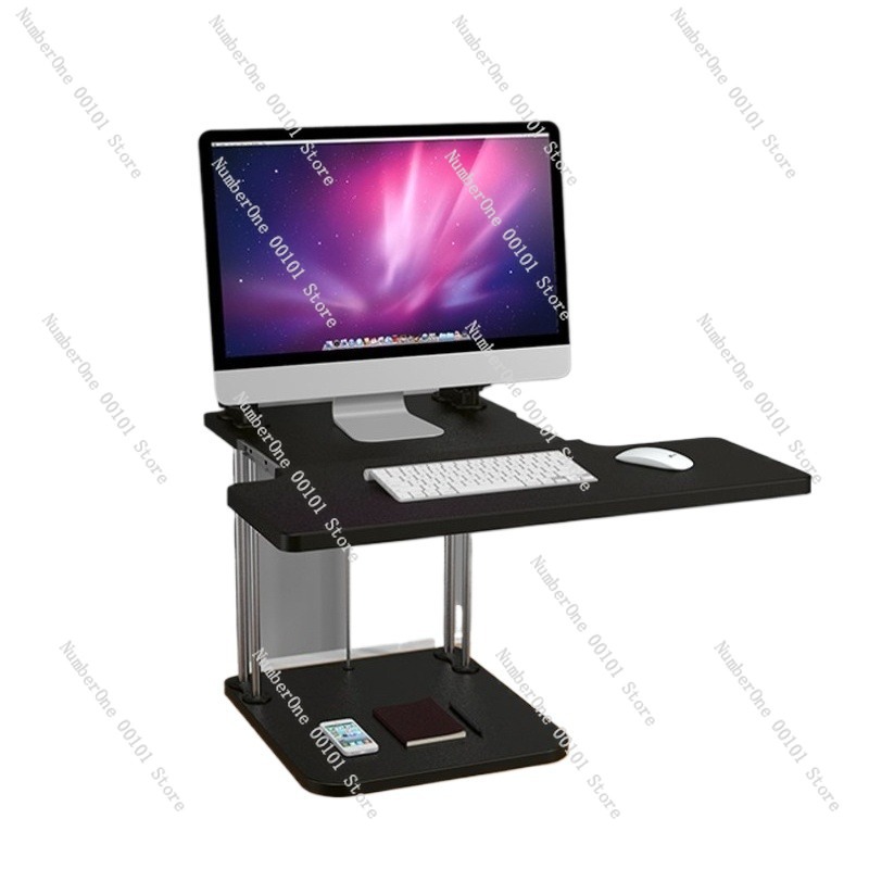 Desk Setup Monitor And Laptop - Conversor de mesa de pé ajustável