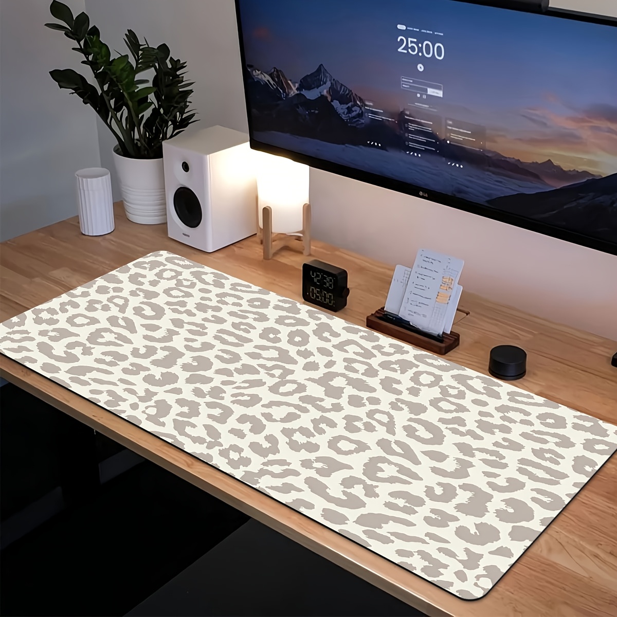 Desk Setup Brown - XL/XXL Teclado de Computador e Mouse