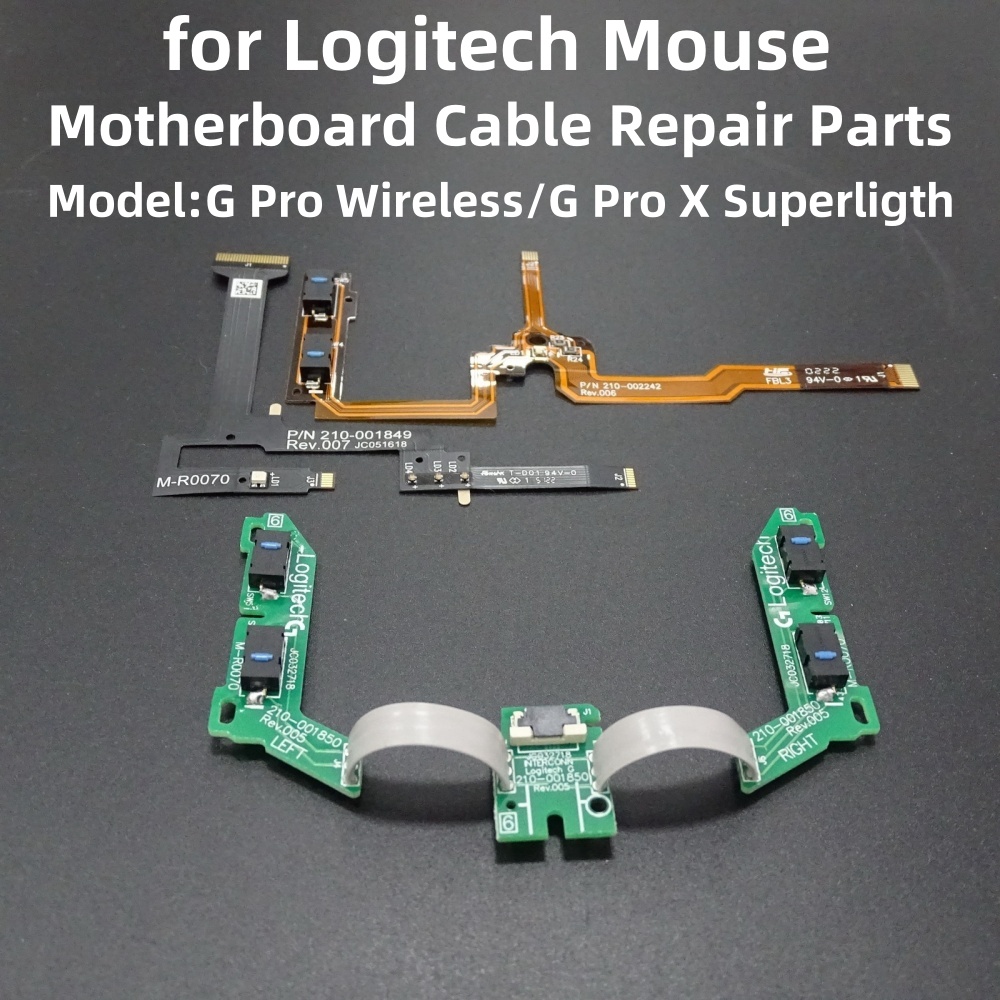 Logitech Mouse G Pro X Superlight - Botão interruptor do mouse placa de