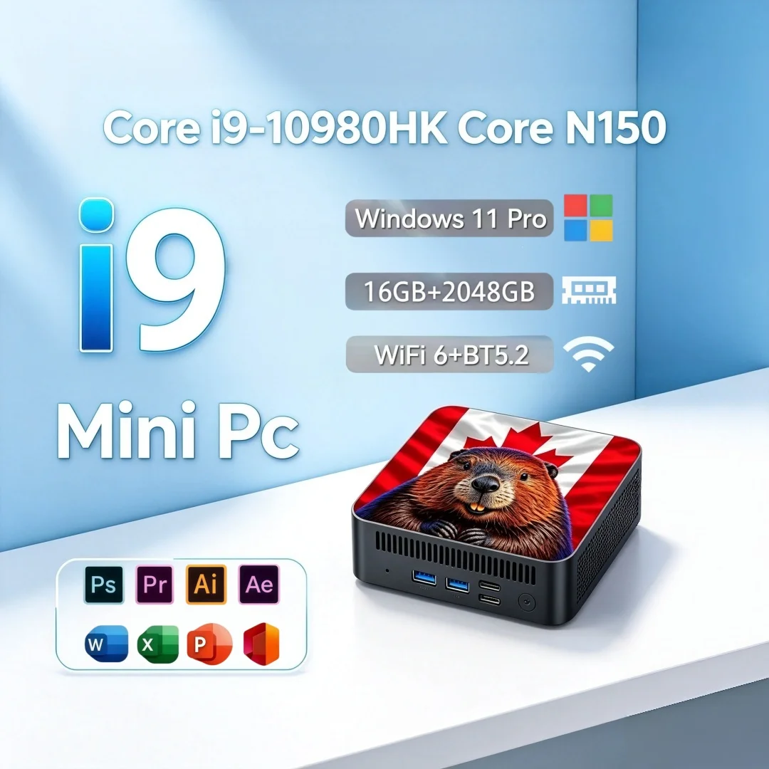 Gaming Setup Desk - Mini PC para Escritório Canadense, Core