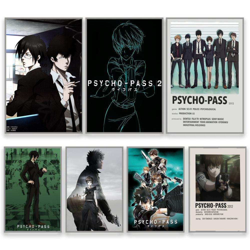 Desk Setup Accessories - Adesivo de Parede Moderno PVC P-Psycho-Pass: