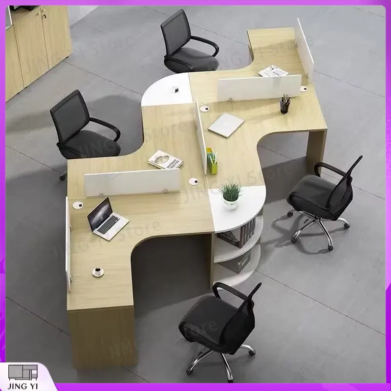 Desk Setup Workspace - Estação de Trabalho Modular para 4