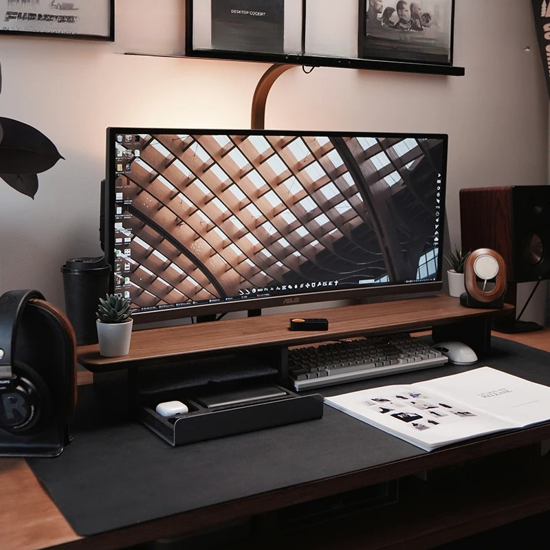 Suporte de monitor premium com - Desk Setup Workspace avaliação e preço