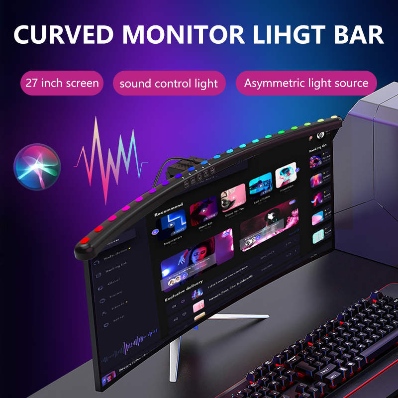 Barra de Luz RGB para Monitor, - Desk Setup Accessories avaliação e preço