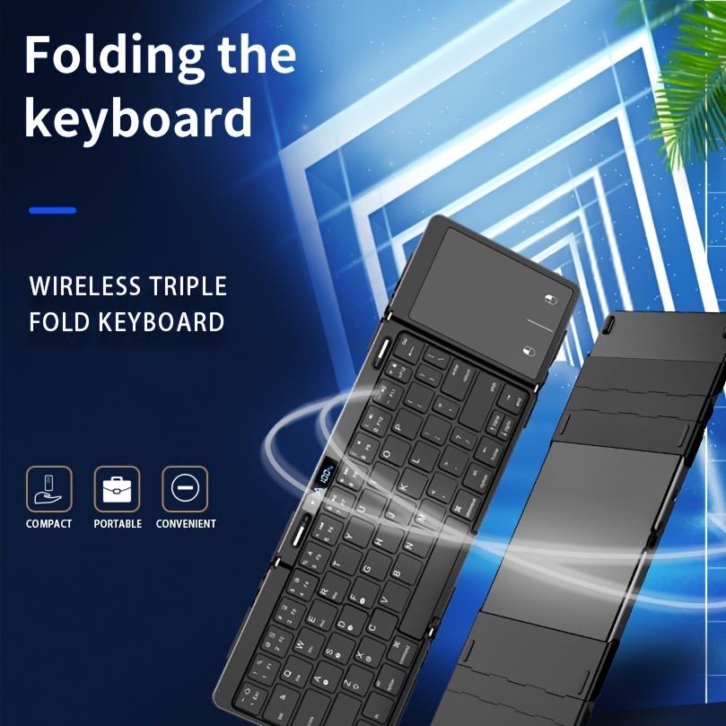 Teclado dobrável sem fio com l - Korean Desk Setup avaliação e preço