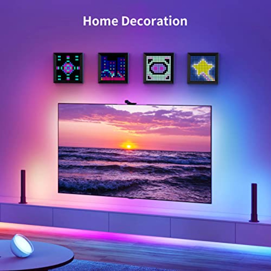 Painel de Exibição de Pixels L - Gaming Setup Desk avaliação e preço