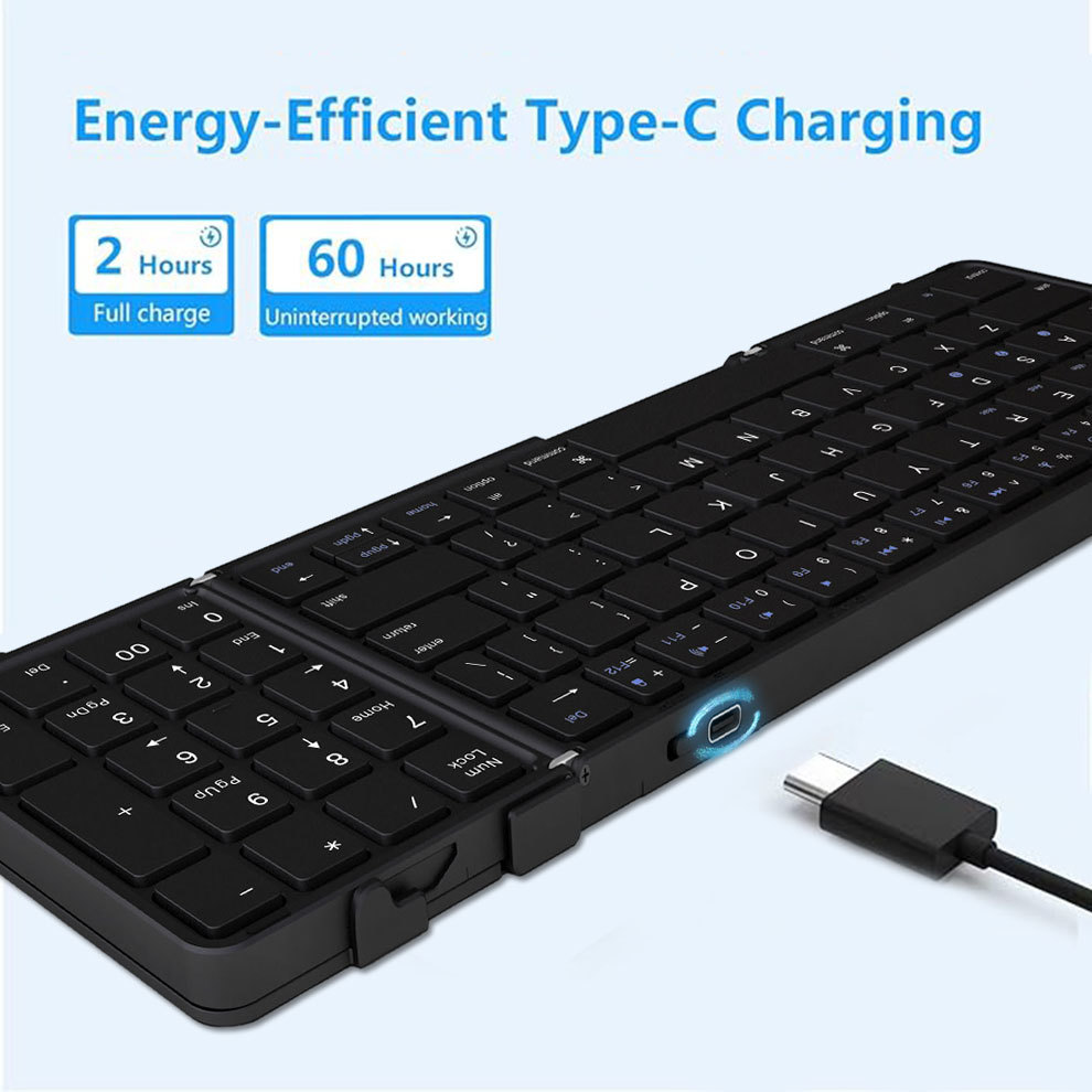 BOW-Teclado Bluetooth Dobrável - Korean Desk Setup avaliação e preço