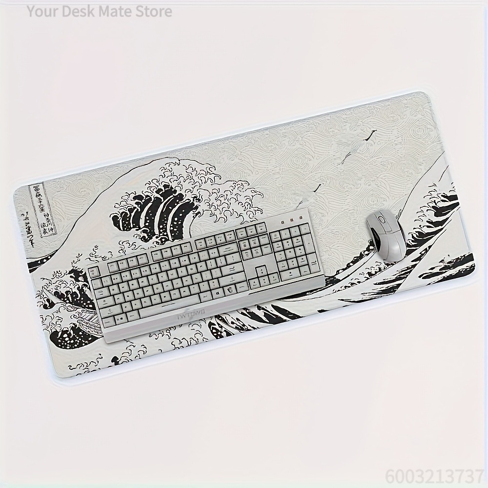 Tapete de Mesa XXL com Arte de - Desk Setup Black And White avaliação e preço