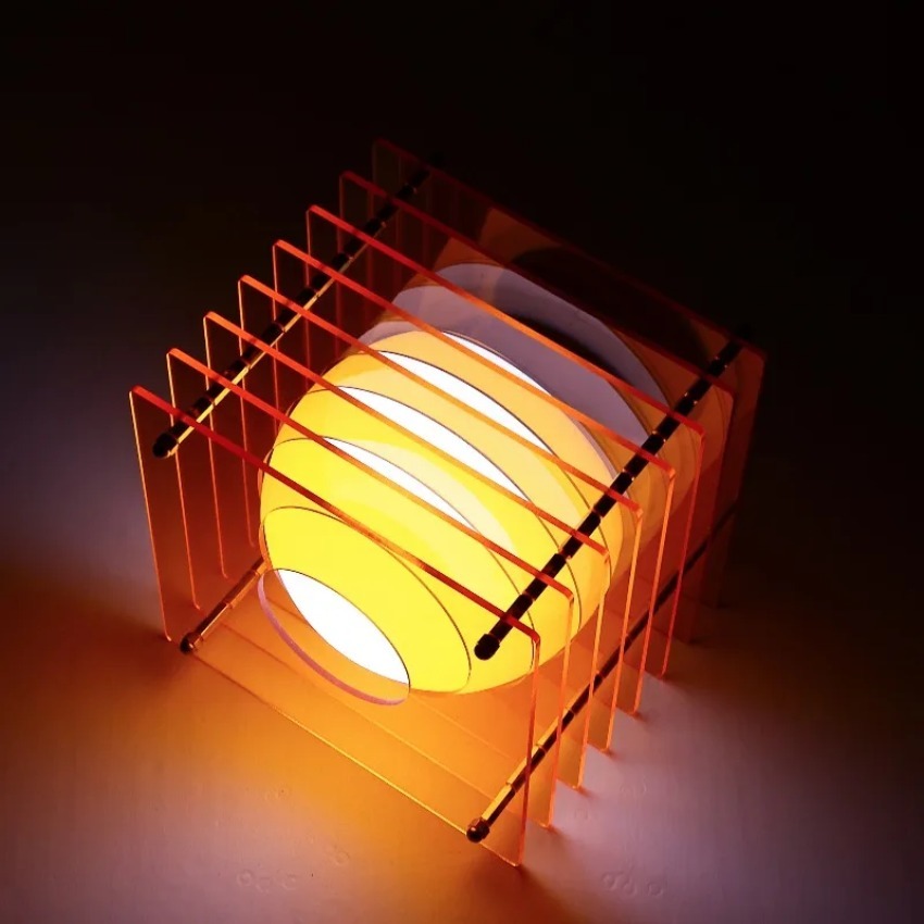 Diy acrílico mil camadas lâmpa - Desk Setup Lamp avaliação e preço