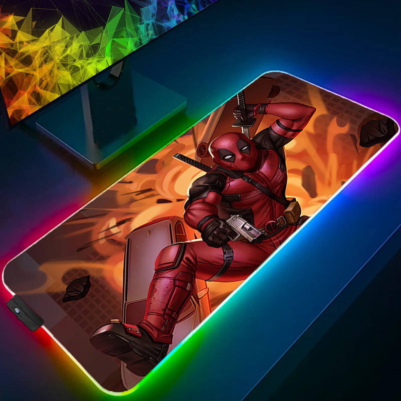 Led mouse pad jogos backlight  - Desk Setup Accessories avaliação e preço