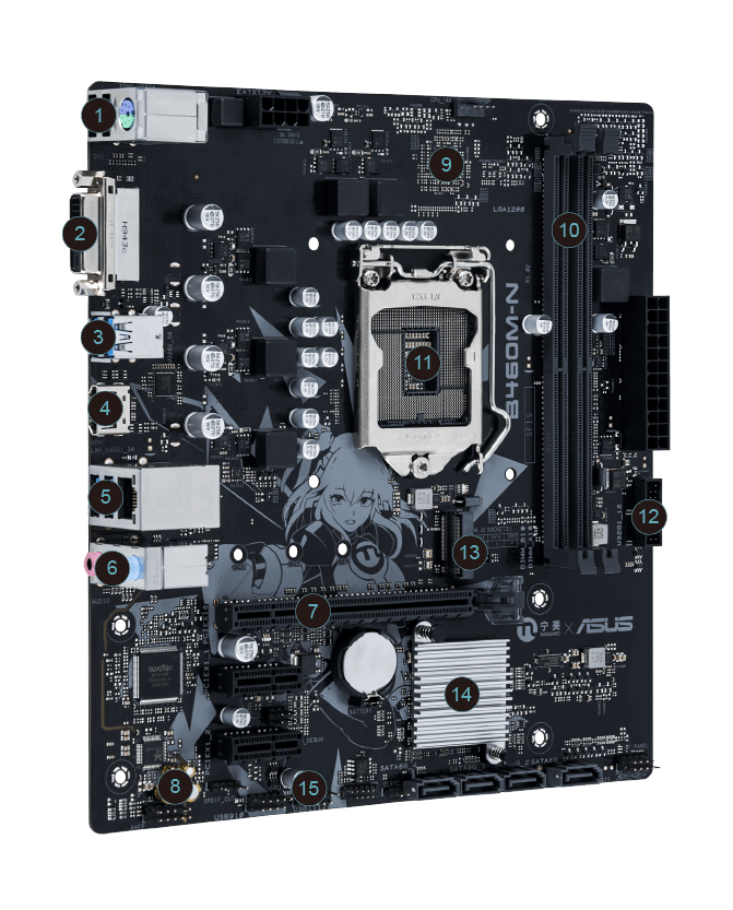 Placa-mãe ASUS B460M-N Intel B - Intel Cpu Core I5 avaliação e preço