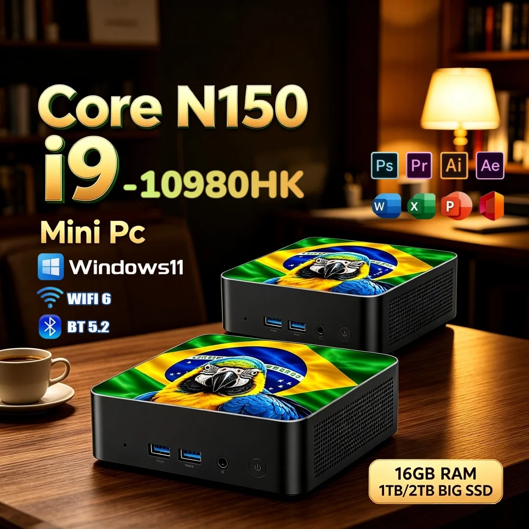 Mini PC I9-10980HK Core N150 1 - Gaming Setup Desk avaliação e preço