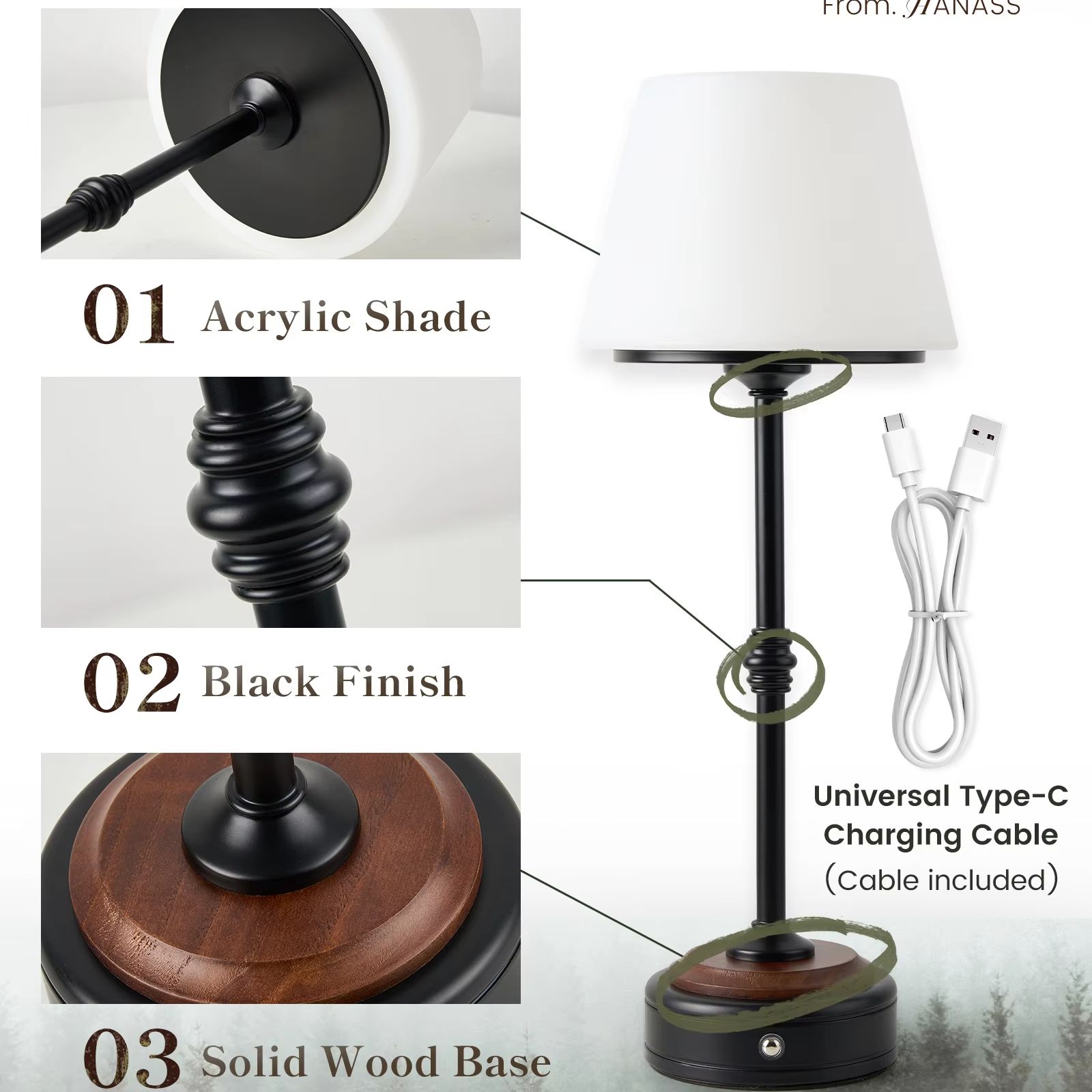 Conjunto de Luminárias de Mesa - Desk Setup Lamp avaliação e preço
