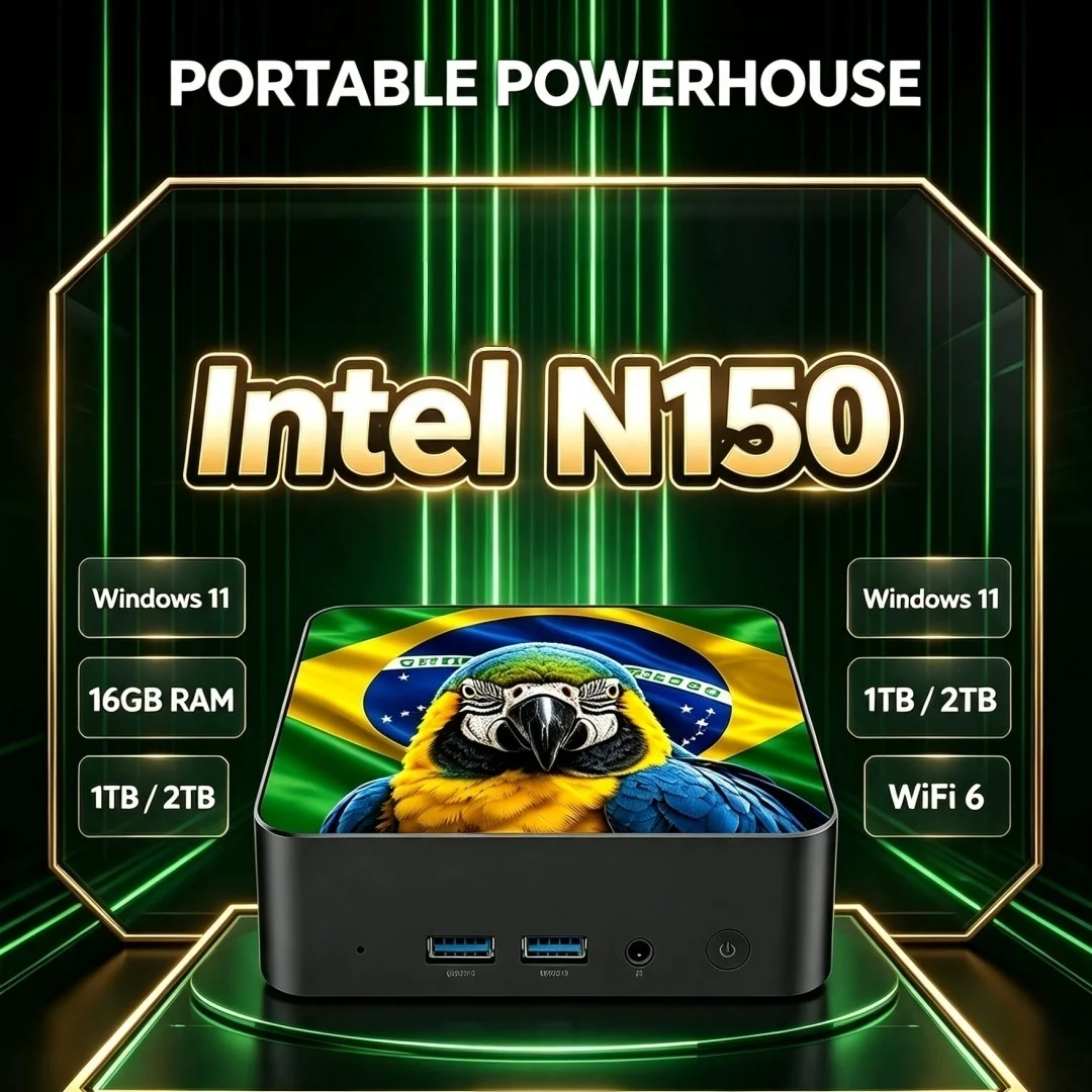 Mini PC Portátil de Alto Desem - Gaming Setup Desk avaliação e preço