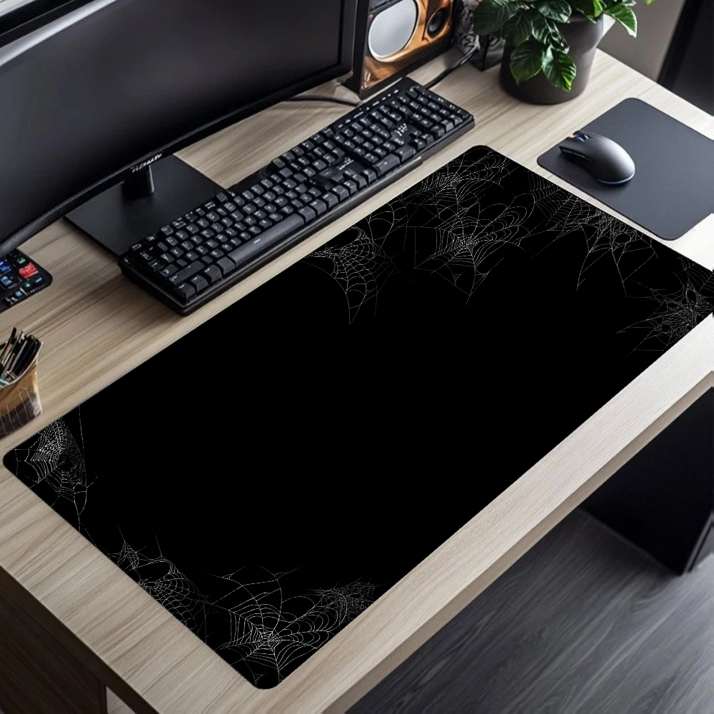 Mouse Pad Abstrato Preto e Bra - Desk Setup Black And White avaliação e preço