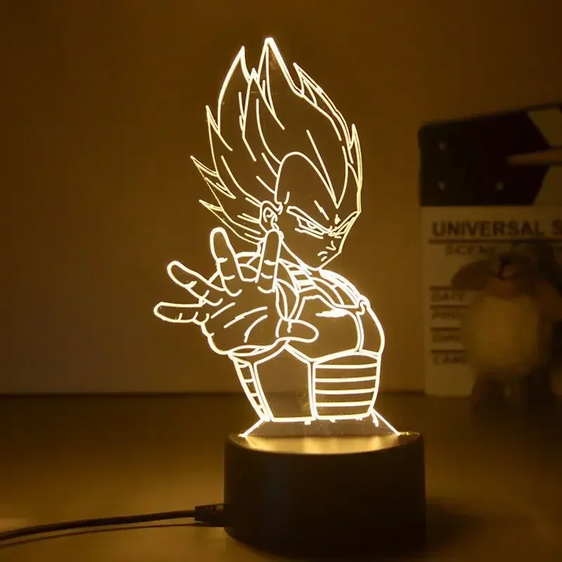 Dragon Ball Z Super Saiyan Veg - Desk Setup Lamp avaliação e preço