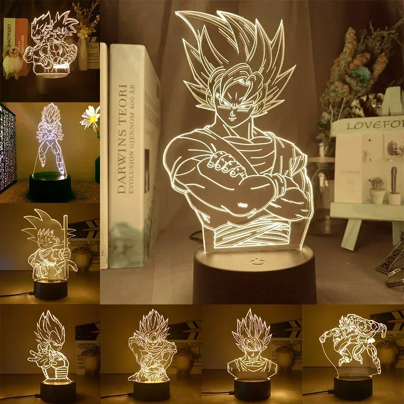 Dragon Ball Z Super Saiyan Veg - Desk Setup Lamp avaliação e preço