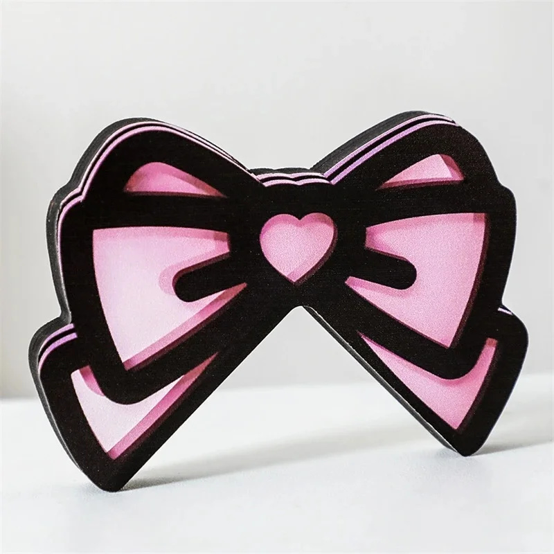 Kawaii rosa acrílico arco moni - Gaming Setup Desk avaliação e preço