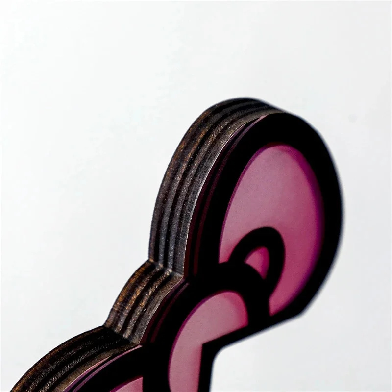 Kawaii rosa acrílico arco moni - Gaming Setup Desk avaliação e preço