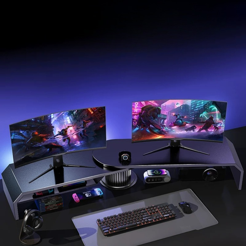 Suporte de Monitor Duplo para  - Desk Setup Monitor And Laptop avaliação e preço