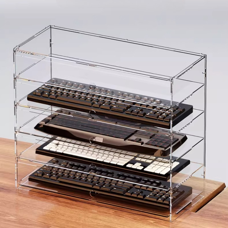 Premium transparente acrílico  - Gaming Setup Desk avaliação e preço