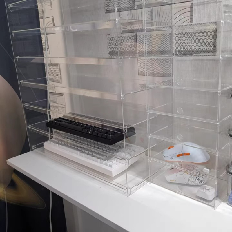Premium transparente acrílico  - Gaming Setup Desk avaliação e preço