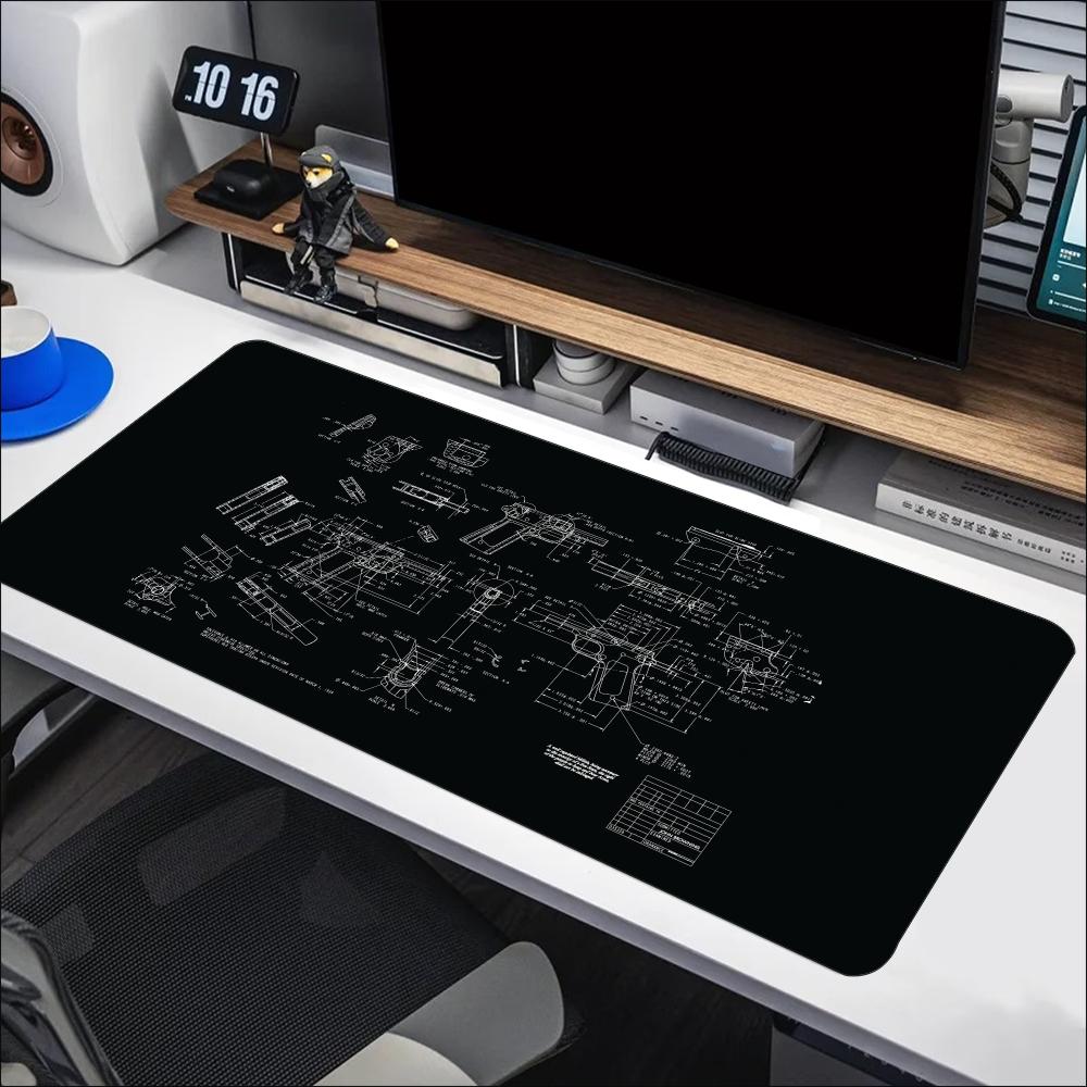 Mouse Pad Grande com Estampa d - Desk Setup Workspace avaliação e preço