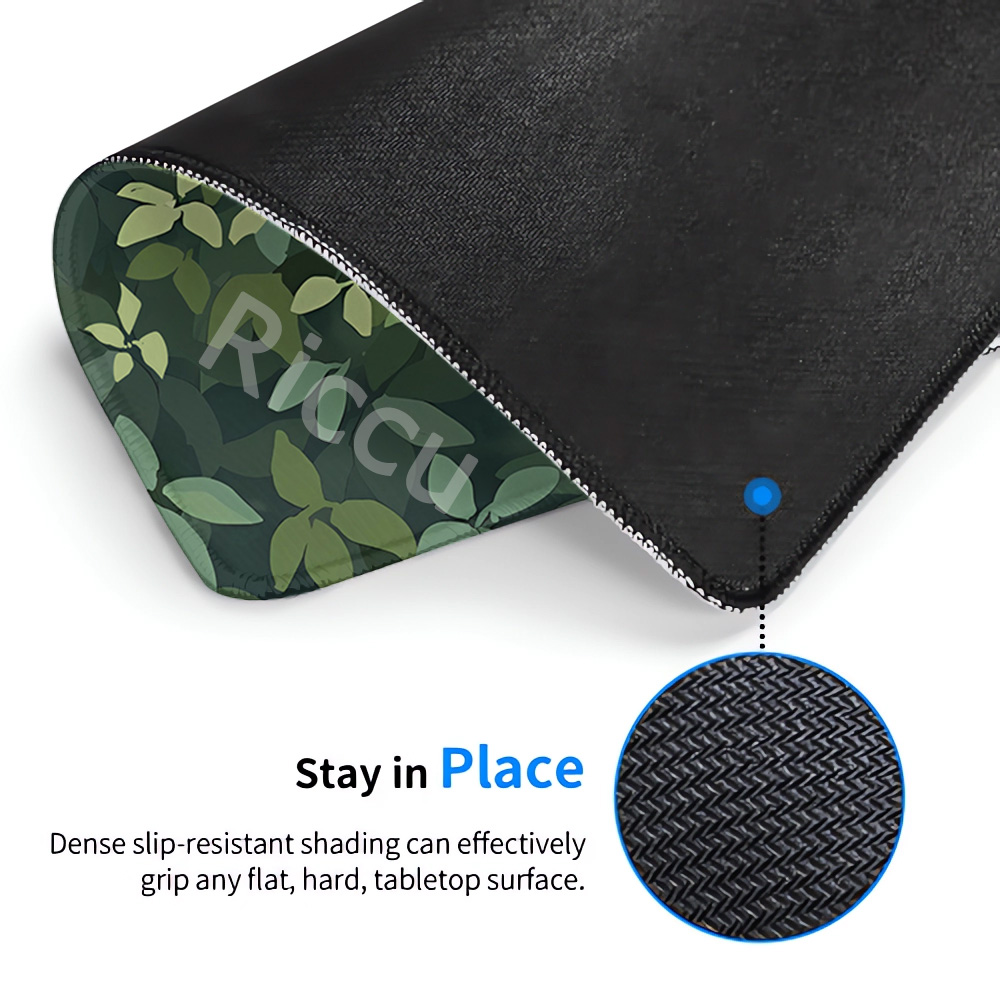 Kawaii gato preto mousepad 18x - Korean Desk Setup avaliação e preço