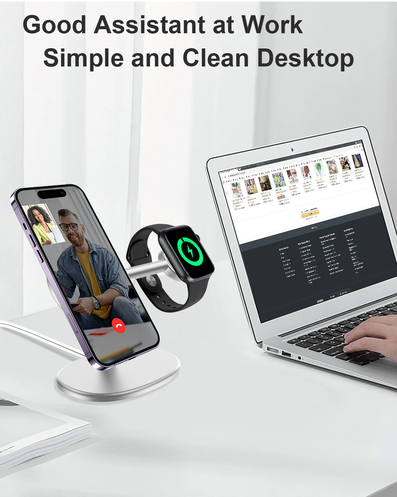 Suporte de Mesa 2 em 1 EWA par - Desk Setup Apple avaliação e preço