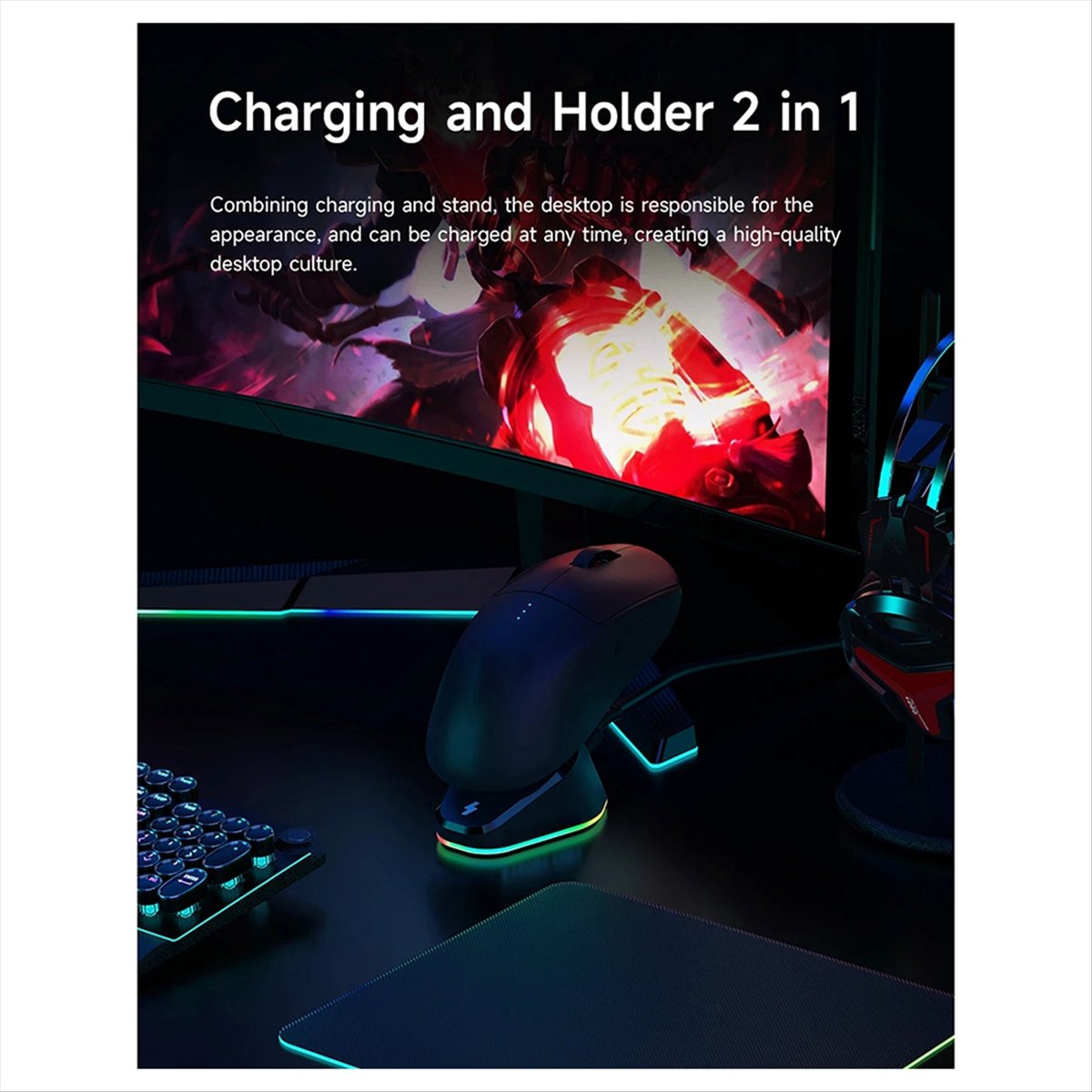 Suporte Carregador doyme para  - Logitech Mouse G Pro X Superlight avaliação e preço