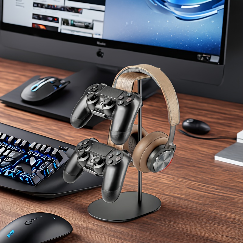 Suporte de madeira para contro - Gaming Setup Desk avaliação e preço