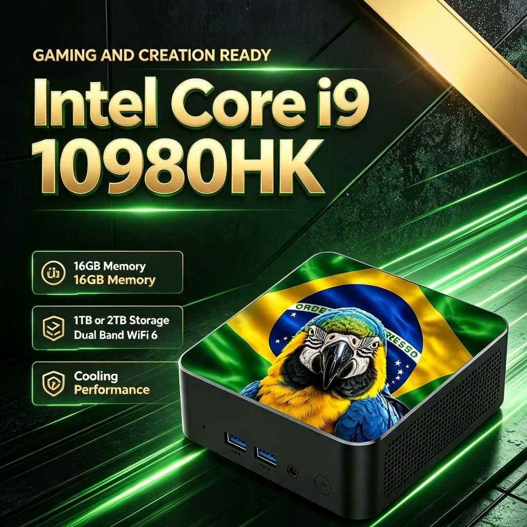 Mini PC Durável com Design Arr - Gaming Setup Desk avaliação e preço