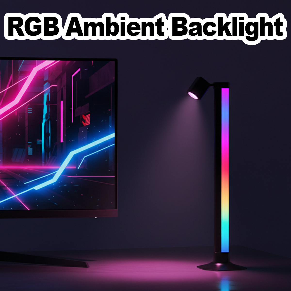 Barra de Luz Inteligente LED R - Gaming Setup Desk avaliação e preço