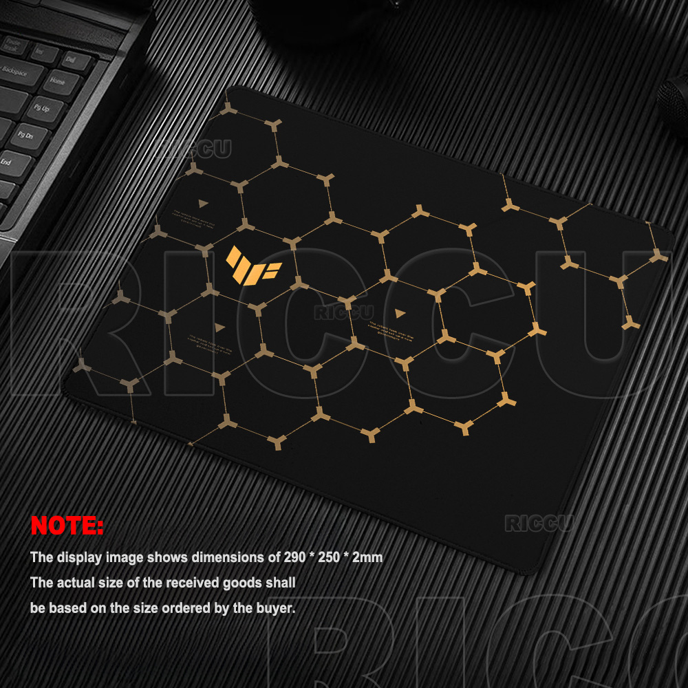 Mouse Pad Hexagonal TUF Gaming - Desk Setup Black And White avaliação e preço